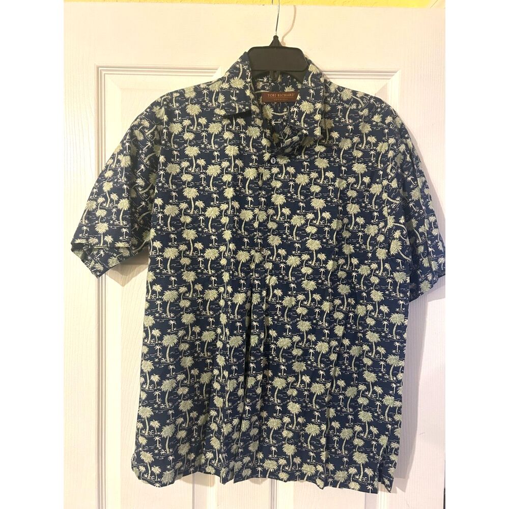 Vintage Tori Richard Mens Button Down Hawaiian Shirt Small